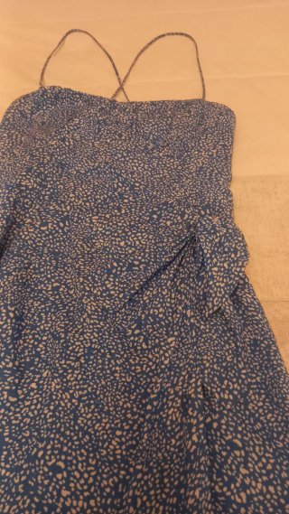 Vestido largo Zara estampado