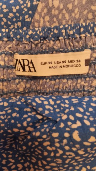 Vestido largo Zara estampado