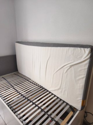 Cama IKEA BRIMNES 90x200 con somier PLUS + Colchón