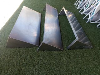 3 Estanterías Acero Inoxidable