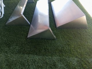 3 Estanterías Acero Inoxidable