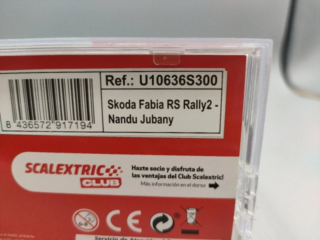 Skoda Fabia RS Rally 2 scalextric