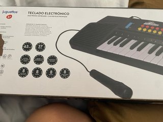 Teclado Electrónico Infantil con Micrófono