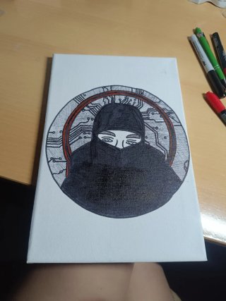 Cuadro Logo Artesanal Pintado a Mano