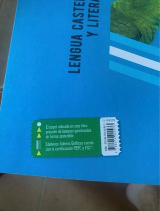 Libro Lengua II Edelvives 2º Bachillerato