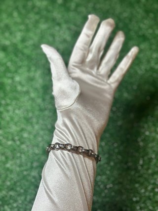 Pulsera Acero Inoxidable Plateada