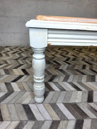 Mesa de centro vintage madera estilo decapado