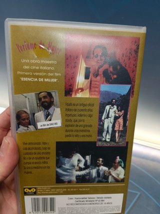 cinta, pelicula, VHS- PERFUME DE MUJER - VITTORIO GASSMAN, AGOSTINA BELLI