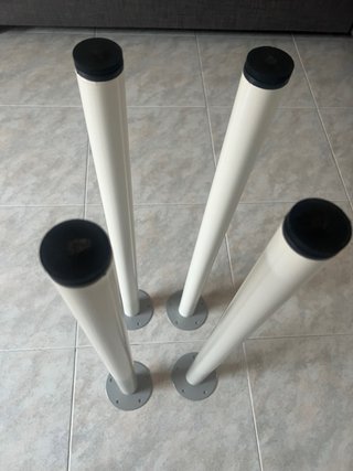 Gambe per tavolo Ikea metallo e plastica