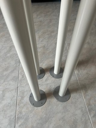 Gambe per tavolo Ikea metallo e plastica