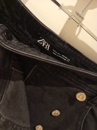 Falda pantalón vaquera Zara Talla S