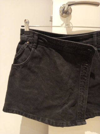 Falda pantalón vaquera Zara Talla S