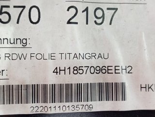 Guantera audi 4h1857069ee a8 (d2) * 96944