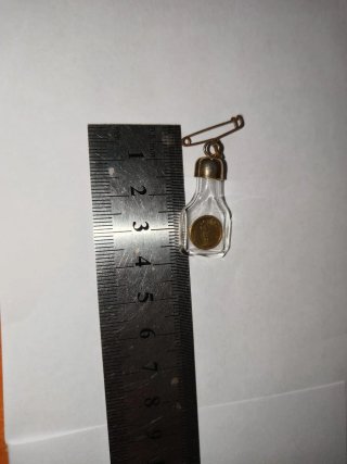 Mini medaglia Papa Giovanni XXIII oro 8 kt