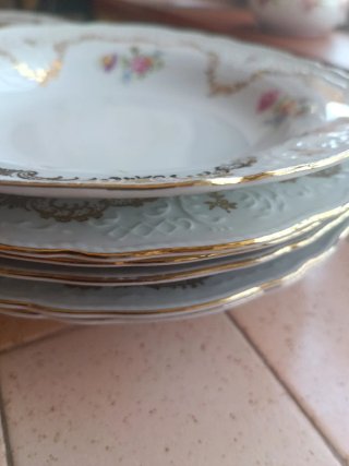 Set 18 piatti porcellana Zhe Scherzer vintage