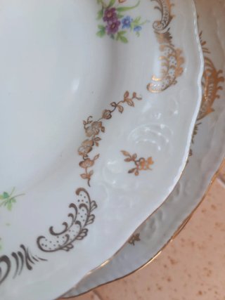 Set 18 piatti porcellana Zhe Scherzer vintage