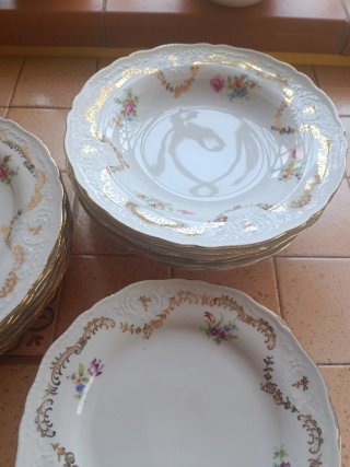 Set 18 piatti porcellana Zhe Scherzer vintage