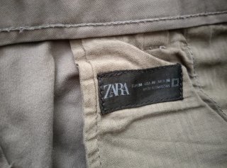 Pantalón chino caqui hombre talla 38