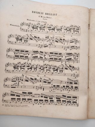 Obras de Weber para piano Op. 79