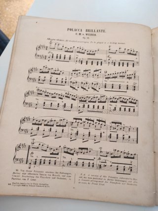 Obras de Weber para piano Op. 79