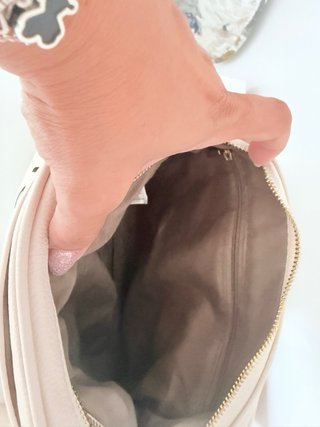 Bolso inspiración MJ Tote Bag Beige logo bordado