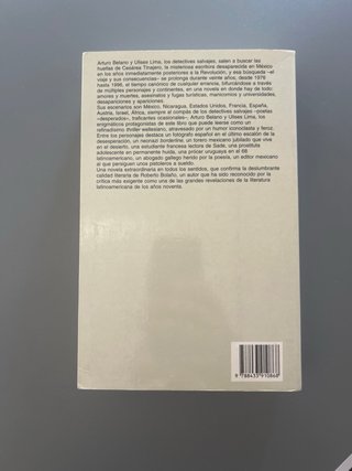 Los detectives salvajes de Roberto Bolaño