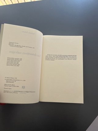 Los detectives salvajes de Roberto Bolaño