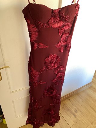 Vestido largo rojo