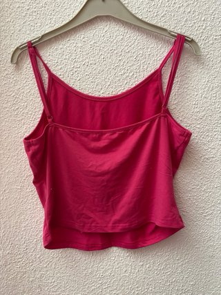 Camiseta tirantes rosa talla XL