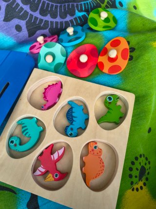 Puzzle de madera dinosaurios Treehole