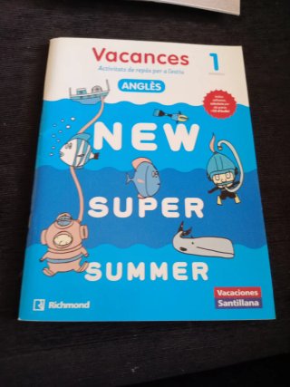 Vacances, 1 Primària anglès, activitats de repà...