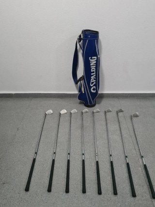 Juego Palos Golf Spalding Eagle + Bolsa Azul