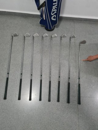 Juego Palos Golf Spalding Eagle + Bolsa Azul