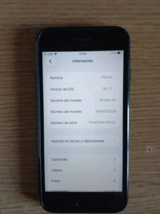 iPhone SE 2020 128GB Negro