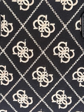 Bolso Guess Negro y Blanco calidad gp5 logo bordad