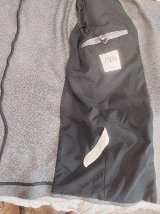 Chaqueta Zara Gris, jaspeado Hombre