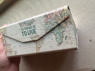 Porta occhiali Legami mappa mondo
