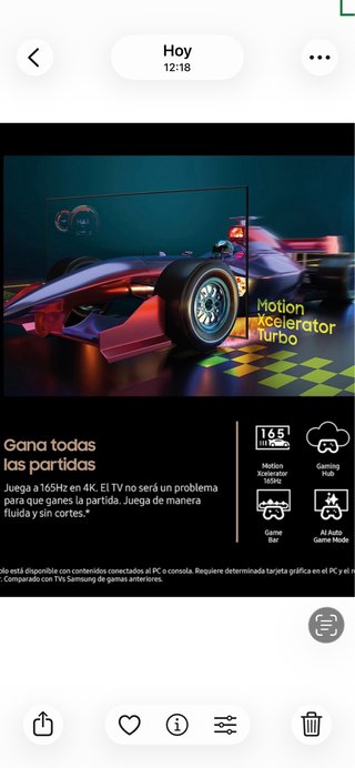 TV Samsung 77” OLED S95F con Garantía