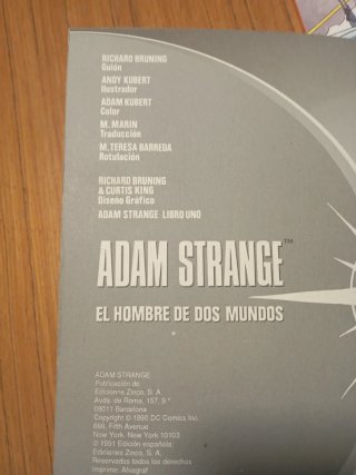 Adam Strange el hombre de dos mundos.