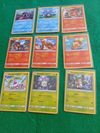 Lote 3. 53 Cartas Pokémon. Sol y Luna. Español.