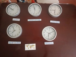 Conjunto 5 relojes VINS decoración