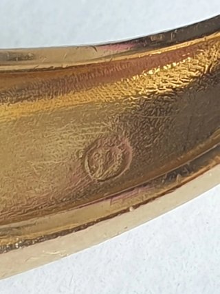 Anillo Oro 18K Vintage Zafiro y Diamantes