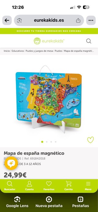 Puzzle Mapa España Eurekakids