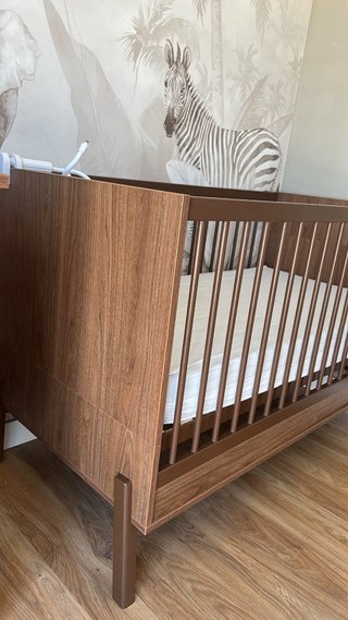 Cuna Convertible Nogal 140x70cm
