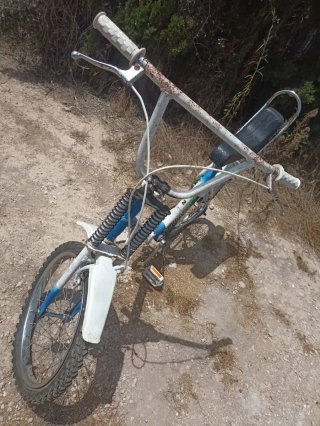Bicicleta clásica - funciona, pintura mal