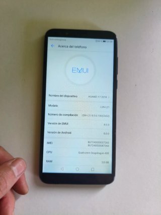 Huawei Y7 2018 Negro