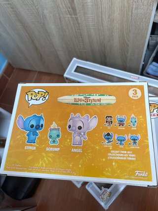 Funko Pop! Stitch, Scrump y Angel 3 Pack