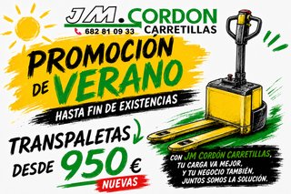Transpaleta electrica JM CORDON EN PROMOCION