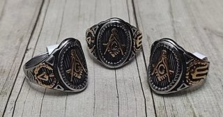 NUEVO MODELO! ANILLO SELLO MASÓN EN COLOR