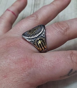 NUEVO MODELO! ANILLO SELLO MASÓN EN COLOR